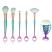 Lilyz Mermaid Makeup Brushes (6pcs) (Rainbow)