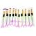 Lilyz 10pc Mermaid Makeup Brushes - Rainbow