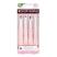 Brush Works HD 4pc The Complete Combination Tweezer Set - Pink