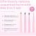 Brush Works HD 4pc The Complete Combination Tweezer Set - Pink