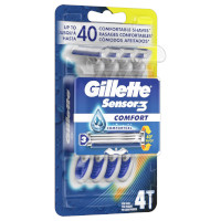 Gillette Sensor3 Comfort 3 Blade Razors - 4pk (0240)