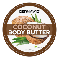 Dermav10 Coconut Body Butter - 220ml (1000)