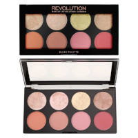 Revolution Makeup 8 Blush Palette - Blushed Goddess (1470) Palette.B/11