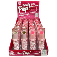 W7 Tinted Pop! Jelly Glow Lip Balm (24pcs) (1552) (TPJ) (£1.38/each) C/61