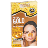 Beauty Formulas Purifying Gold Nose Pore Strips - 6 Strips (3000) (88631) BF/73