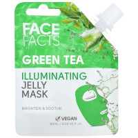 Face Facts Green Tea Illuminating Jelly Mask - 60ml (8502) (18502-150) FF.A/6