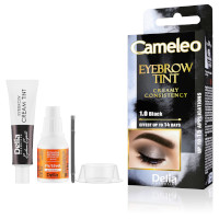 Delia Cameleo Eyebrow Cream Tint - 1.0 Black (15ml) (1961)