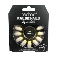 Technic False Nails - Squareletto, UV Ombre (6pcs) (£1.48/each) (20138) T/Nail-22