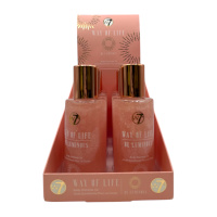 W7 Way Of Life Body Shimmer Oil - Be Luminous (8pcs) (WOLBSOP) (2047) (£2.13/each) A/70