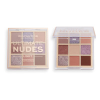 Revolution Makeup Ultimate Nudes Eyeshadow Palette - Light (2051) (TESTER) Palette.G/6