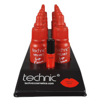 Technic Velvet Lip Cream - Hot Red (12pcs) (20642) (£0.95/each) C/29