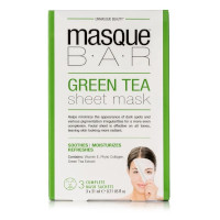 Masque Bar Green Tea Sheet Mask - 3 x 21ml (2072) H/17