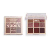 Revolution Makeup Ultimate Nudes Eyeshadow Palette - Dark (2075) (TESTER) Palette.G/7