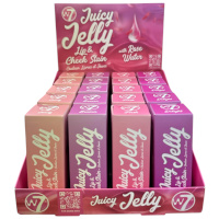 W7 Juicy Jelly Lip & Cheek Stain (20pcs) (JJL) (2108) (£1.81/each) A/114