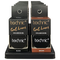 Technic Gel Eyeliner (12pcs) (21541) (£1.22/each) D/96