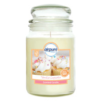 Airpure Vanilla Cupcake Scented Large Jar Candle - 510g (2203) B/29