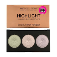 Revolution Makeup Highlight Highlighting Powder Palette - 15g (2865) Palette.D/6