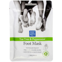 Escenti Cool Feet Tea Tree & Peppermint Foot Mask - 1 Pair (2908) (ESC1009) 13