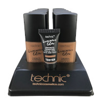 Technic Luminous Glow Demi Matte Foundation - Chestnut (10pcs) (29754) (£1.55/each) (7540) D/86