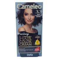 Delia Cameleo Permanent Hair Color Cream Kit with Omega+ - 3.3 Dark Chocolate Brown (3099) D/04