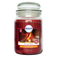 Airpure Fireside Glow Scented Large Jar Candle - 510g (3064)