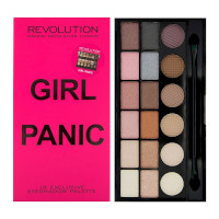 Revolution Makeup Girl Panic 18 Exclusive Eyeshadow Palette - 13g (3658) PALETTE - E/11