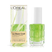 L'Oreal Le Base Coat Strengthening Nail Polish - Peppermint Oil (3pcs) (3692) (£1.00/each) R414