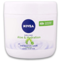 Nivea Aloe & Hydration Body Cream - 400ml (6pcs) (£4.33/each) (3884)