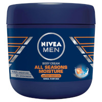 Nivea Men All Seasons Moisture Body Cream for Normal Skin - 400ml (6pcs) (£4.33/each) (WTS3921)