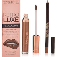 Revolution Retro Luxe Metallic Lip Contour Kit - Sovereign (3994) A/14