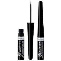 Rimmel Glam'Eyes Liquid Eyeliner - Black (3pcs) (£2.25/each) (0109) R438