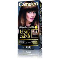 Delia Cameleo Permanent Hair Color Cream Kit with Omega+ - 5.4 Chestnut (0431) D/10