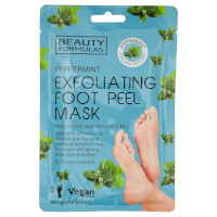 Beauty Formulas Peppermint Exfoliating Foot Peel Mask - 1 Pair (3734) (88709) (BF/114)