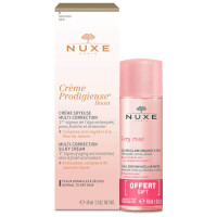 Nuxe Creme Prodigieuse Boost Multi-Correction Silky Cream + Very Rose Soothing Micellar Water - 2x40ml (5488)