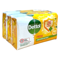 Dettol Yuzu Citrus Fresh Soap Bar - 3x60g (5780)