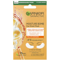 Garnier Hydra Bomb Orange Juice Fabric Eye Masks - 6g