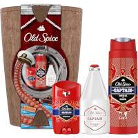 Old Spice Captain 4pc Barrel Gift Set (5840)