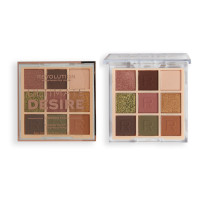 Revolution Makeup Ultimate Desire Eyeshadow Palette - Stripped Khaki (5874) (TESTER) Palette.G/8 