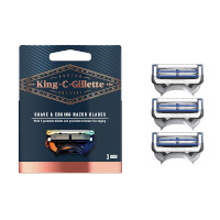 King C Gillette Shave & Edging Razor Blades - 3 Blades (PC5902)