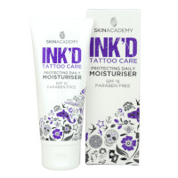 Skin Academy INK'D Tattoo Care Protecting Daily Moisturiser SPF 15 - 100ml (8544) (78544-100B) FF.C/10k