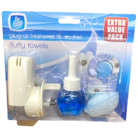 Pan Aroma Fluffy Towels Plug-In Air Freshener & Sachet Set (6506) (PAN0434)