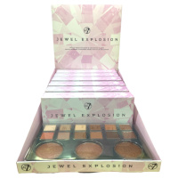 W7 Jewel Explosion Double Sided E/Sh & Highlighter Palette (6pcs) (7013) (JEP) (£3.75/each) D/35