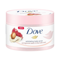 Dove Pomegranate Seeds & Shea Butter Scent Exfoliating Body Scrub - 225ml (7265), Dove B/27