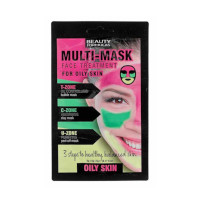 Beauty Formulas Multi-Mask Face Treatment For Oily Skin (3130) (88644) BF/86