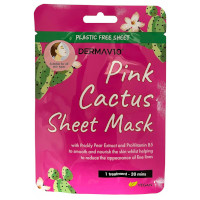 Dermav10 Pink Cactus Sheet Mask (PC9123) Dove A/1