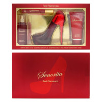 Senorita Red Flamenco (Ladies 4pcs 100ml Gift Set) Fine Perfumery (2088) (FP9208)