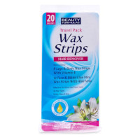 Beauty Formulas Vitamin E Legs & Body Wax Strips - Travel Pack (9355) (88238) BF/34