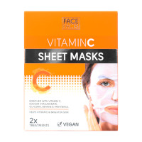 Face Facts Vitamin C Sheet Masks - 2 Treatments (9554) (19554-150) FF.A/34