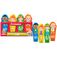 Cocomelon Fun Character Bubble Bath Set - 4x 75ml (6420) (COC6642A)