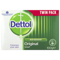 Dettol Antibacterial Original Soap Twin Pack (2 x 100g) (WTS4876)